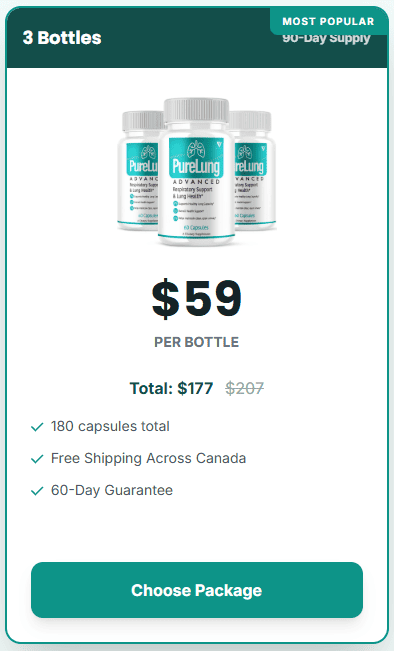 purelung 3 bottles price